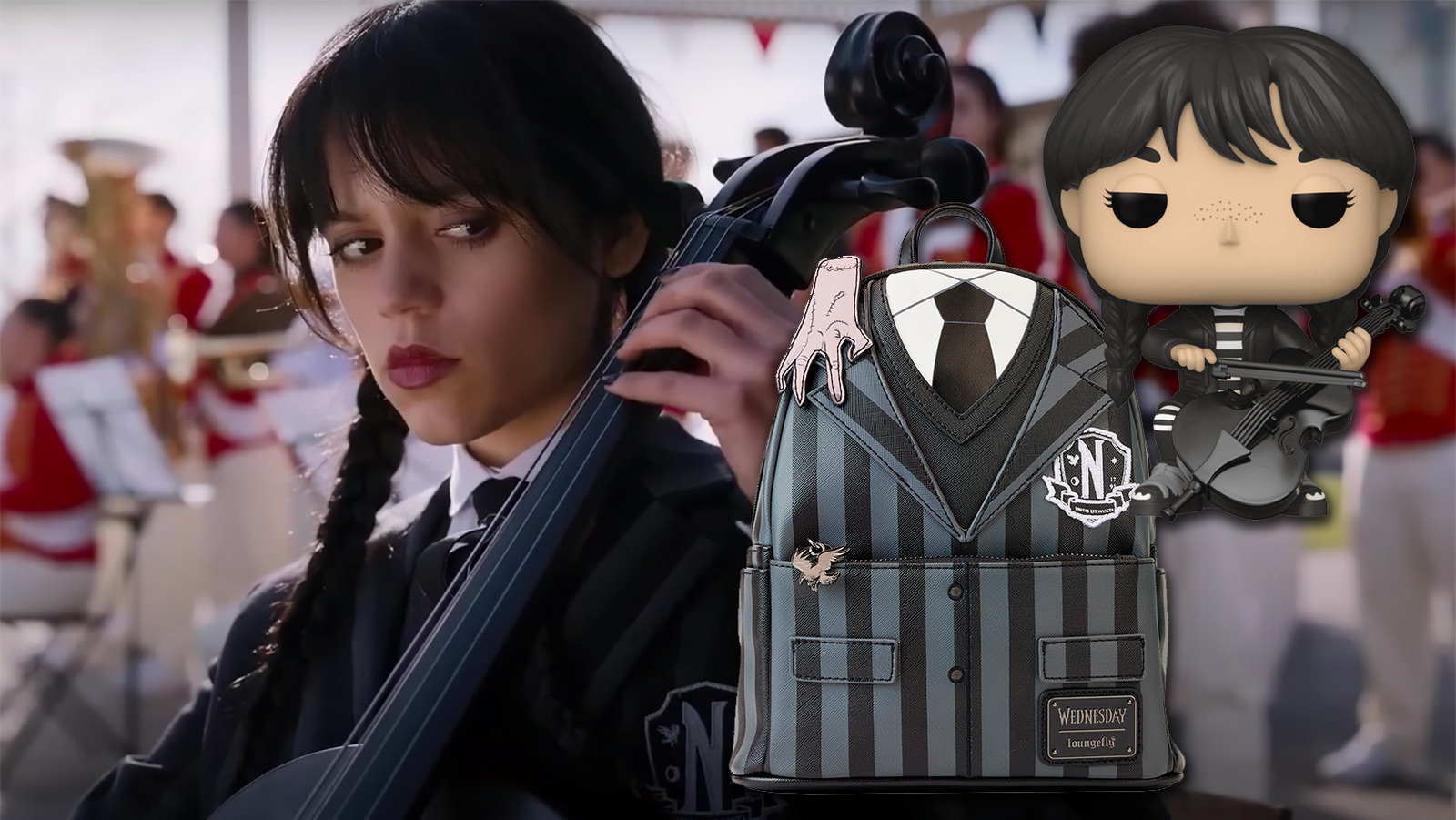 Cool Stuff: Wednesday Funko POPs & Loungefly Bags Bring Jenna Ortega's Goth Style Home