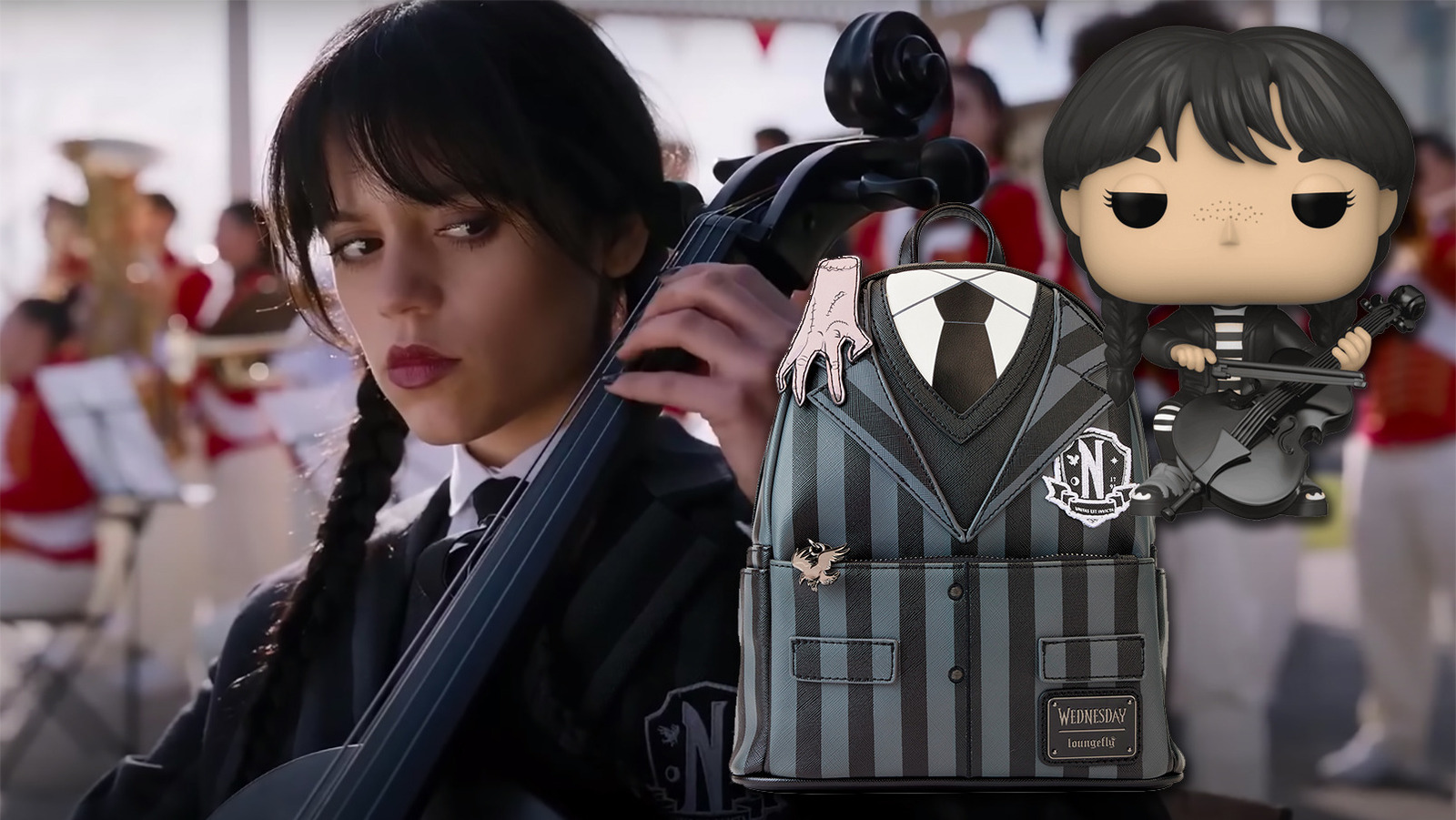 Funko Wednesday The Addams Family Wednesday with Cello Pop! Vinyl Coll