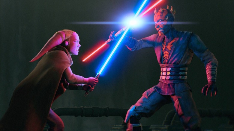 Devon Izara and her new Master, Maul, in Maul — Shadow Lord