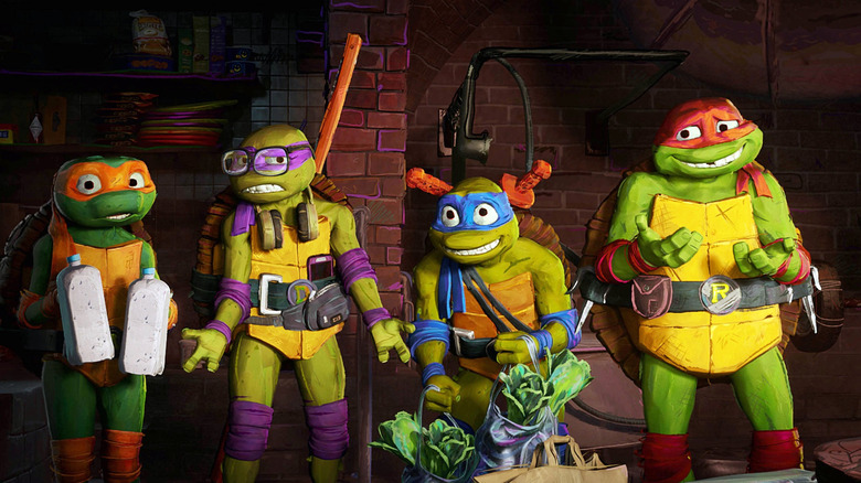 TMNT Mutant Mayhem Donnie, Raph, Leo and Mikey 