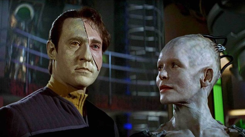 First Contact Borg Queen Data Two-Faced