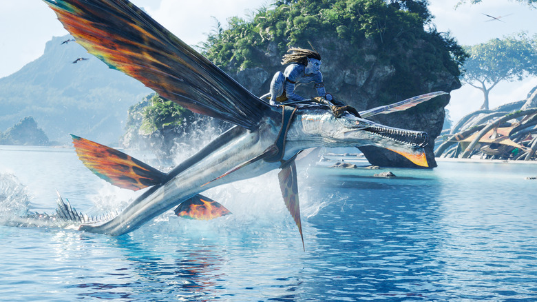 Sam Worthington in Avatar: The Way of Water