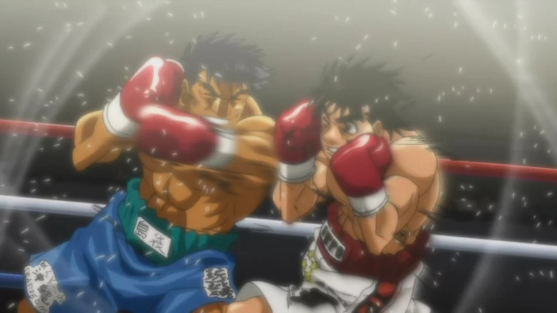A boxing fight from Hajime no Ippo
