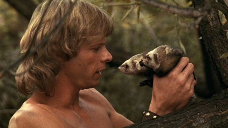 Beastmaster talks to ferrets