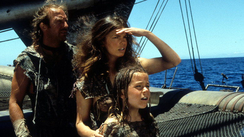 Cast of Waterworld at sea