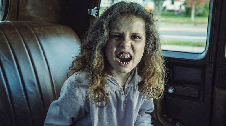 NOS4A2's little girl snarling