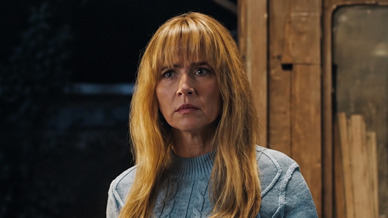 Pamela Voorhees is the picture of grief in Crystal Lake