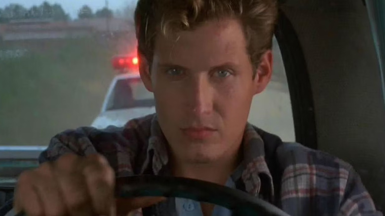 Tommy Jarvis runs from the cops in Friday the 13th Part VI: Jason Lives