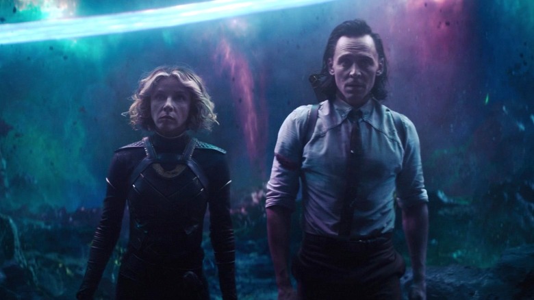 Loki and Sylvie walking