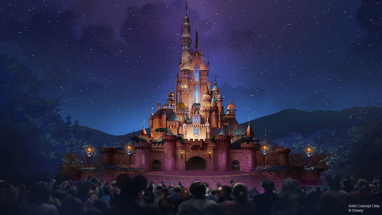 Hong Kong Disneyland castle