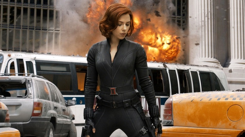 Scarlett Johansson in The Avengers as Black Widow