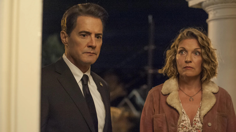 Kyle MacLachlan and Sheryl Lee in Twin Peaks: The Return