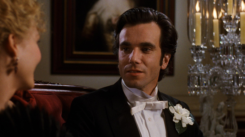 Daniel Day-Lewis looks a little nervous as Newland Archer in The Age of Innocence
