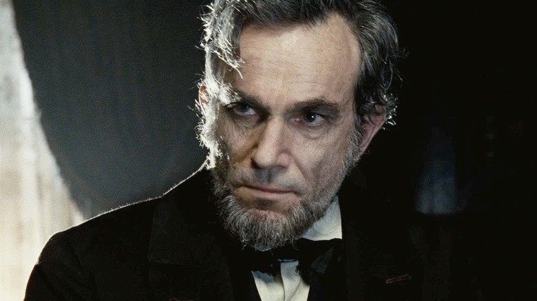 Daniel Day-Lewis glares as Abraham Lincoln in Lincoln