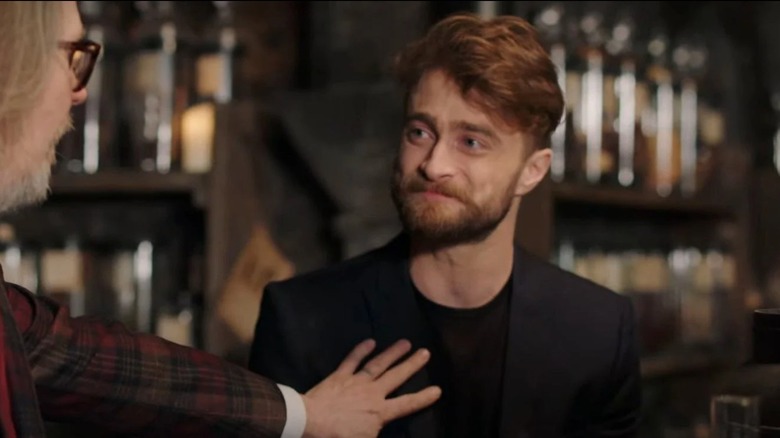 Radcliffe and Oldman in the Harry Potter Reunion