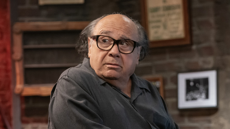 Danny DeVito as Frank wearing glasses on It's Always Sunny in Philadelphia