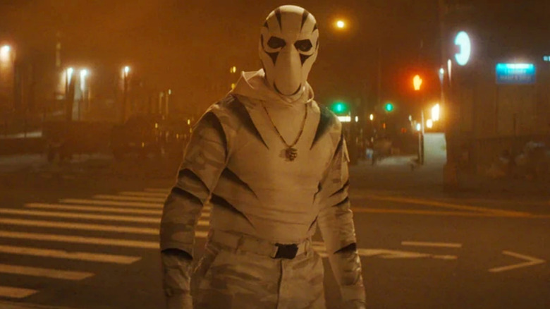 White Tiger standing in street in Daredevil: Born Again