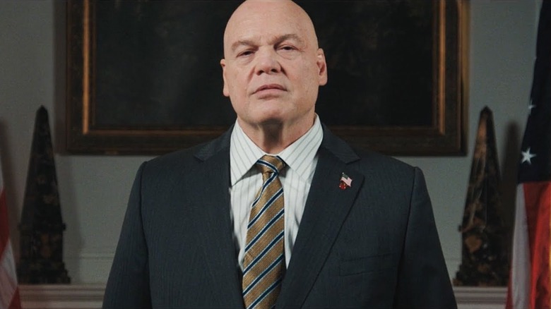 Daredevil: Born Again Wilson Fisk's broadcast acceptance speech as mayor of New York City