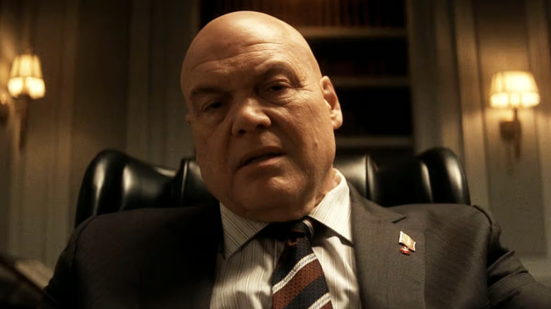 Wilson Fisk/Kingpin looking disdainful in Daredevil: Born Again