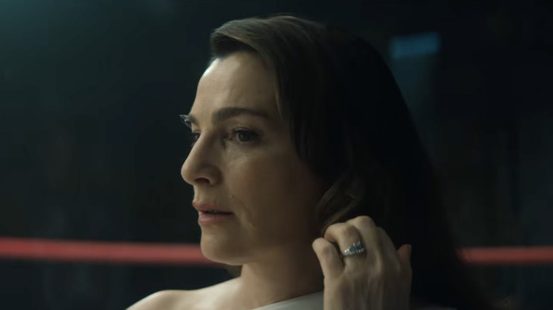 Vanessa Fisk (Ayelet Zurer) looking dismayed on "Daredevil: Born Again"