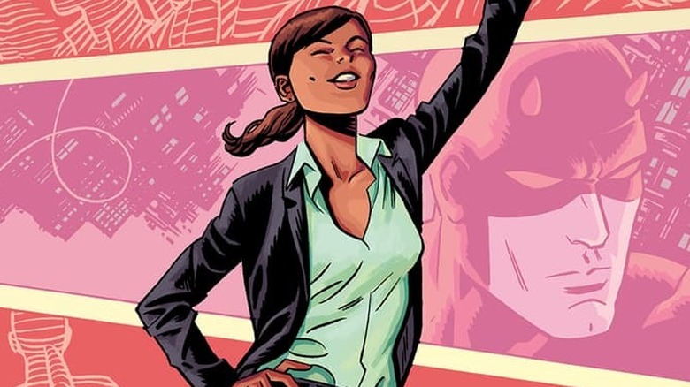 डेअरडेव्हिल कॉमिकच्या मुखपृष्ठावर कर्स्टन मॅकडफी