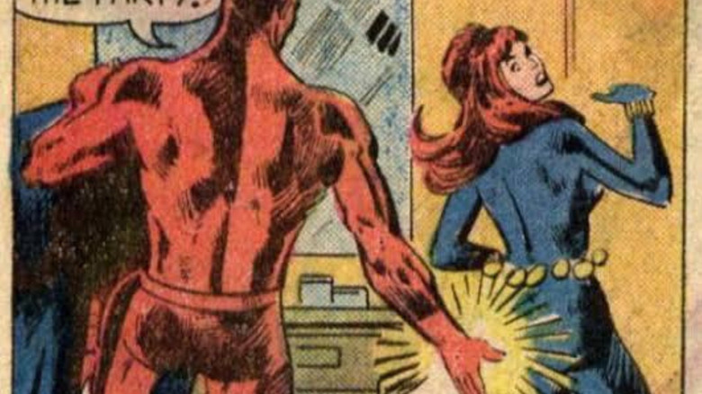 Daredevil spanks Black Widow