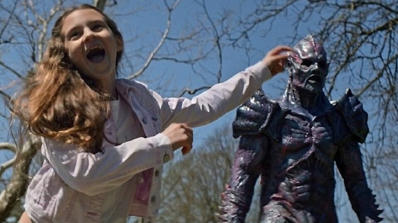 Matthew Ninaber and Nita-Josée Hanna in Psycho Goreman