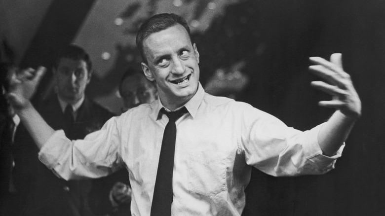 George C. Scott gesticulates in the war room as General Buck Turgidson in Dr. Strangelove or: How I Learned to Stop Worrying and Love the Bomb