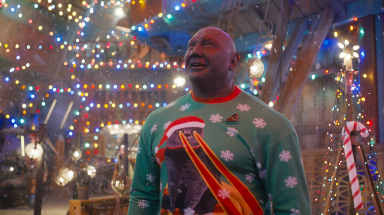 Drax in The Guardians of the Galaxy Holiday Special