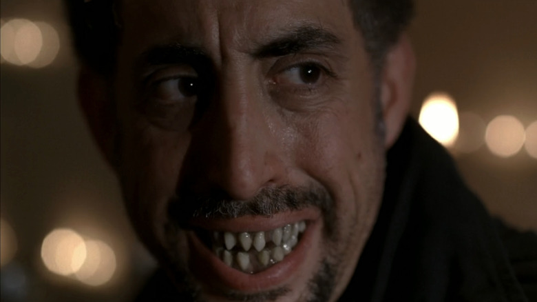 Laurence Todd Rosenthal's Gormogon is seen smiling in closeup in Bones