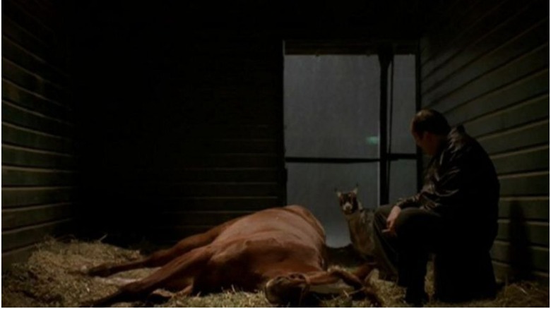 Sopranos Tony tending to Pie Oh My