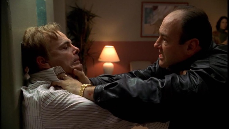 The Sopranos Tony strangles Ralph