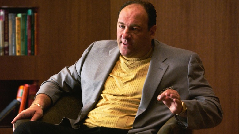 Tony Soprano talks to his therapist in The Sopranos