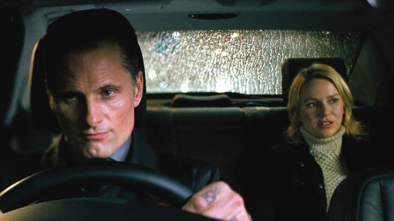 Nikolai drops Anna home while she attempts to glean information in Eastern Promises