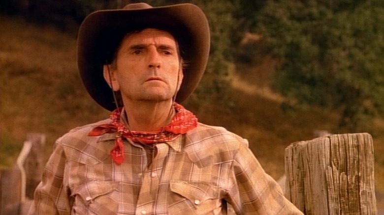 Slim on his ranch in The Cowboy and the Frenchman