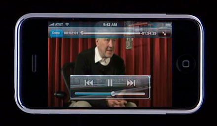 David Lynch on iPhone