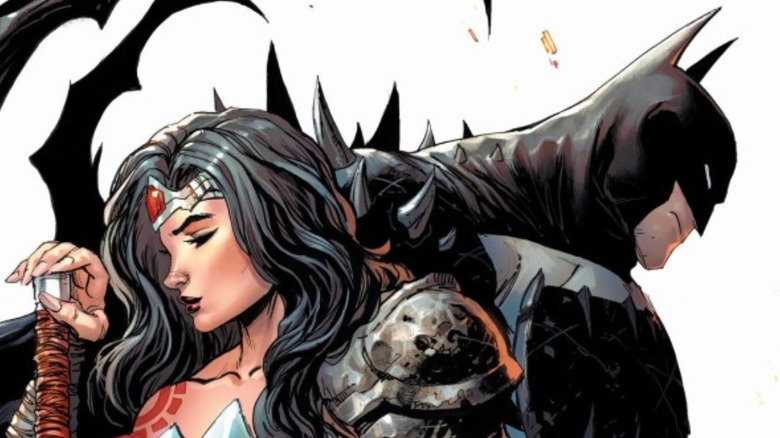 Absolute Wonder Woman #15 cover of Wonder Woman and Batman posed together