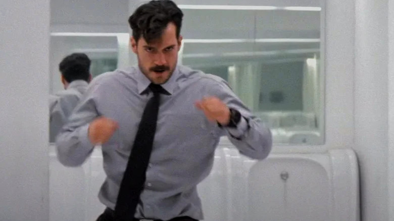 Mission Impossible Fallout Henry Cavill reload arms