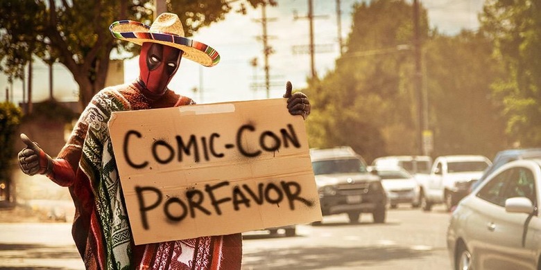 Deadpool hitchhikes to Comic Con