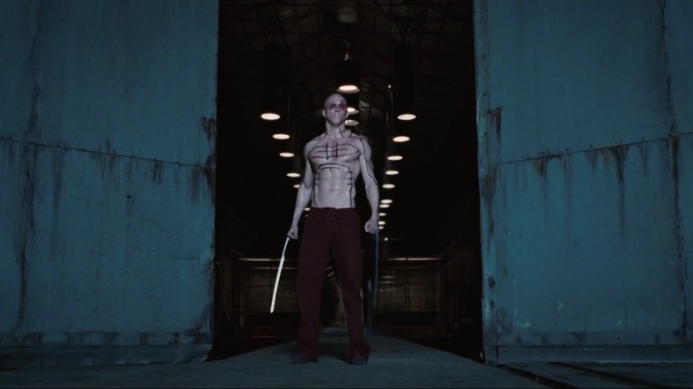Wade Wilson (Ryan Reynolds) with mouth removed in X-Men Origins: Wolverine