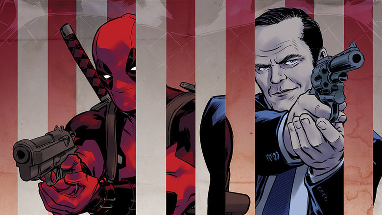 Phil Coulson with a gunshot wound in Marvel Comics