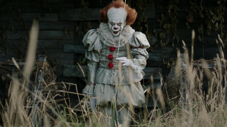Pennywise smirking