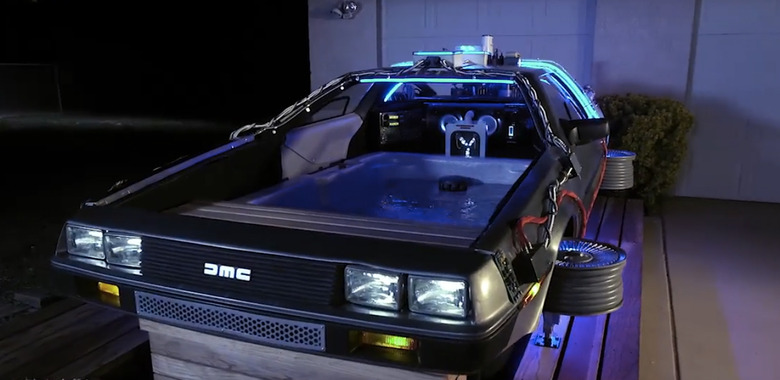 DeLorean Hot Tub Time Machine