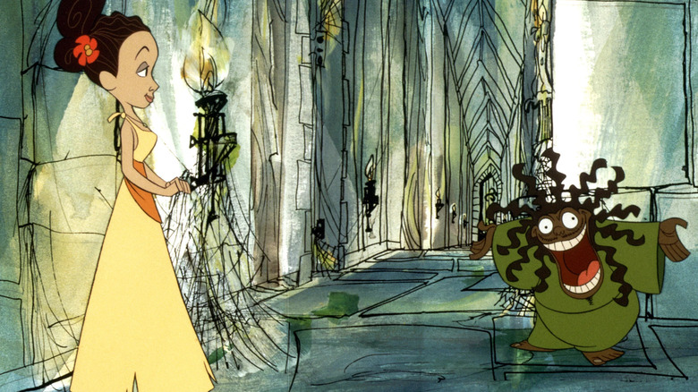 The Princess and a kooky Rumpelstiltskin in Happy Ever After: Fairy Tales for Every Child