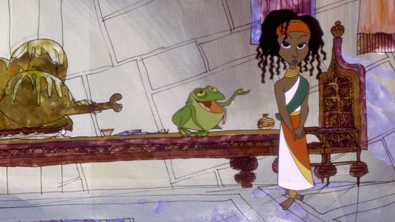 The frog talking to the princess in Happily Ever After: Fairy Tales for Every Child