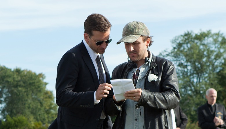 Derek Cianfrance and Bradley Cooper on The Place Beyond the Pines set