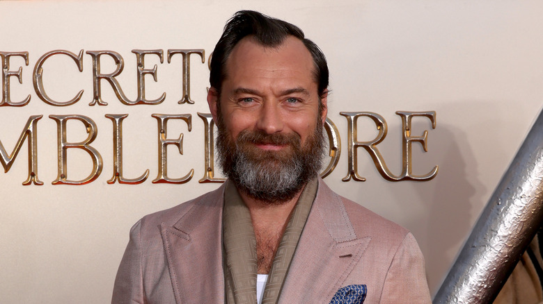 Jude Law at Secrets of Dumbledore premiere