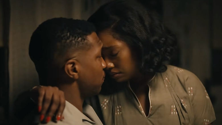 Jonathan Majors and Christina Jackson in Devotion