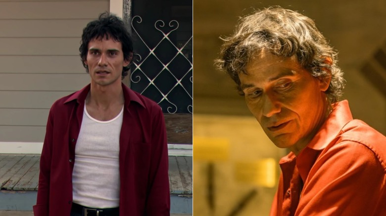 Side-by-side images of Christian Camargo as Brian Moser in Dexter and Dexter: Resurrection.