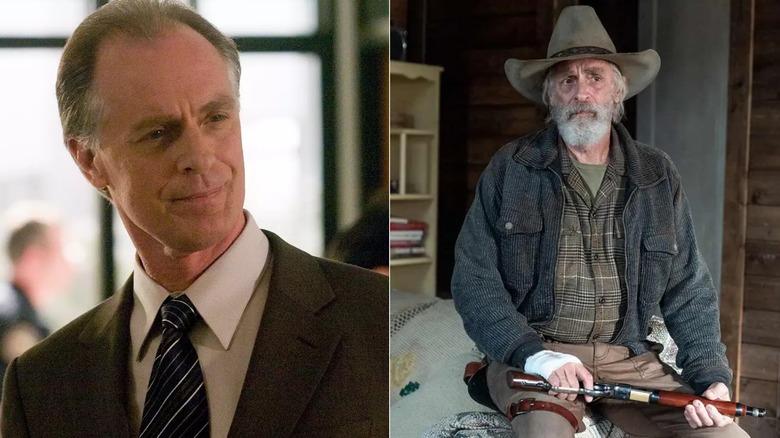 Side-by-side images of Keith Carradine as Frank Lundy in Dexter and John Dorie Sr. in Fear the Walking Dead.